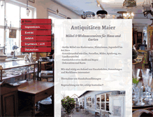 Tablet Screenshot of maier-antik.de